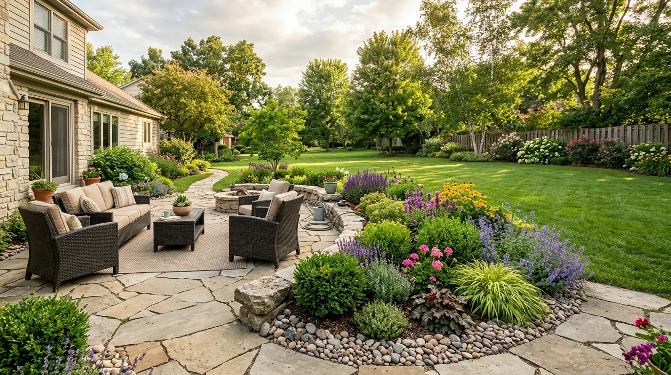 Modern Minimal Patio Surround